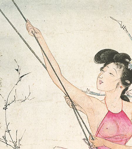 津南-胡也佛的仕女画和最知名的金瓶梅秘戏图